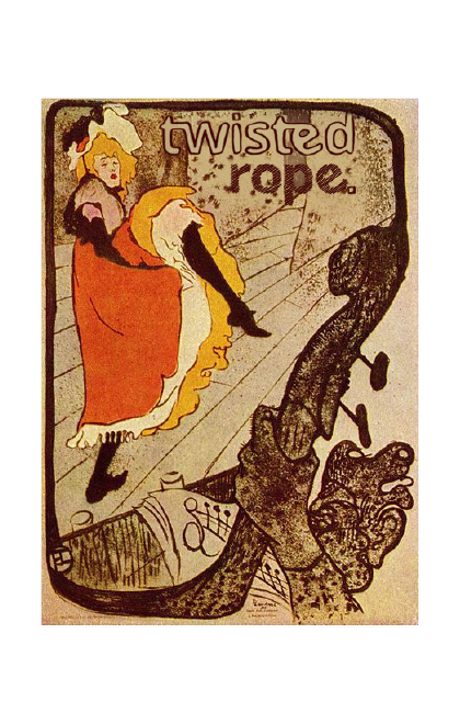 Toulouse-Lautrec Twisted Art